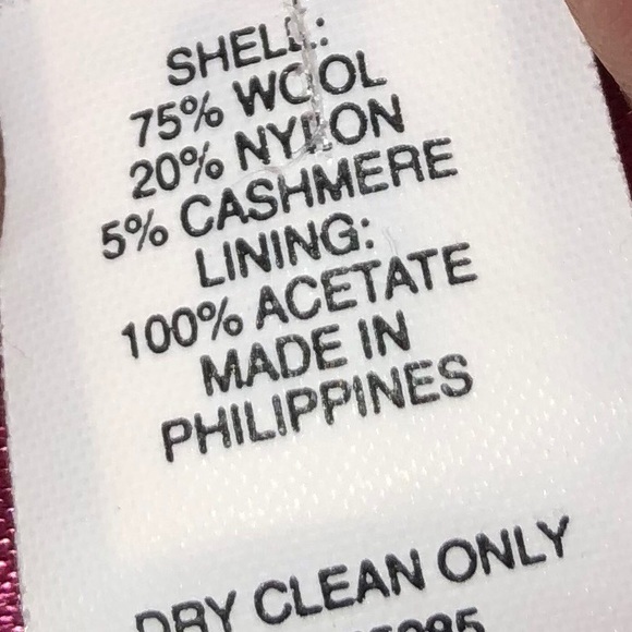 Express Cashmere Blend Pink Pea Coat - Picture 6 of 8